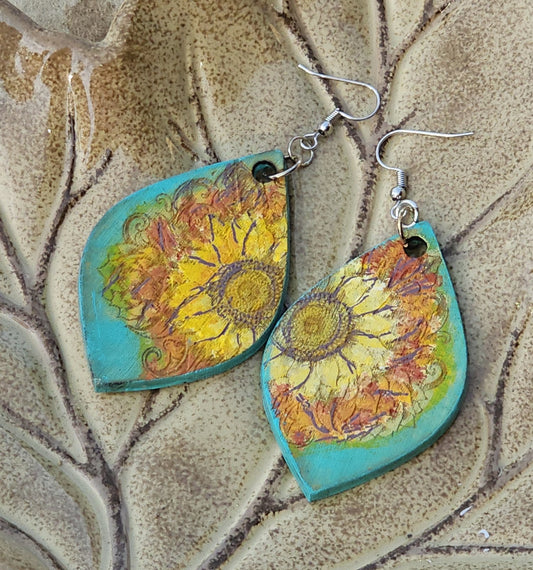 Sunflower Earrings — Creations From Autumn's Closet